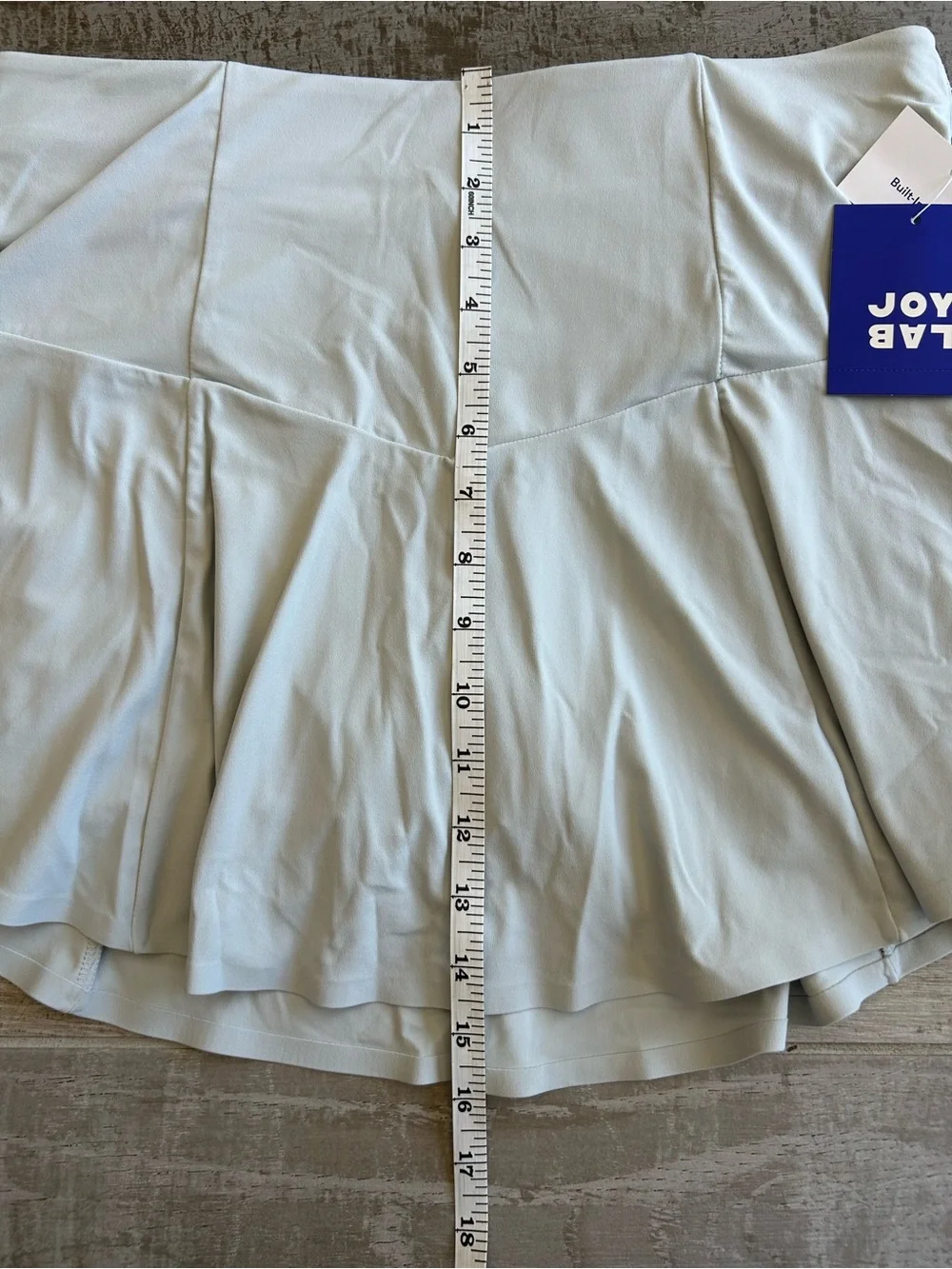 NWT JoyLab Gray High-Waist Athletic Skort Medium Tennis Pickleball Activewear